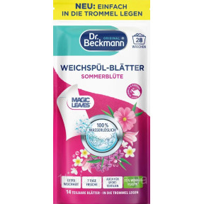 Листки-кондиціонер для прання Dr. Beckmann Sommerblüte, 28 циклів 